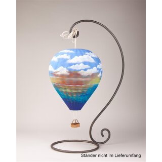 Ballonurne Sommerhimmel mit Abendrot