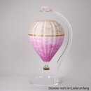 Urne Hei&szlig;luftballon Traumreise Magenta/Gold