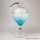 Urne Hei&szlig;luftballon Traumreise Blau/Silber