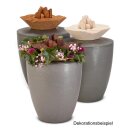 Urne Bl&uuml;te der Erinnerung Silber mit geschnitzter...
