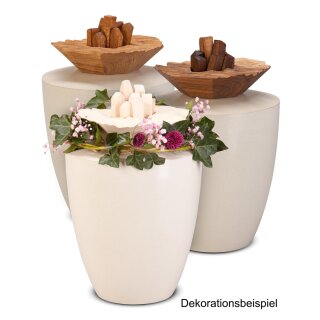 Urne Bl&uuml;te der Erinnerung Wei&szlig; mit...