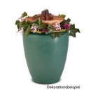 Urne Bl&uuml;te der Erinnerung Jade mit geschnitzter...