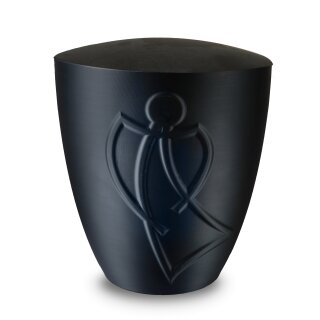 Urne Genesis Schwarz Schwebender Engel Standard