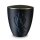 Urne Genesis Schwarz Schwebender Engel mit Dekorring Gold 3mm