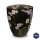 Rokstyle Memorial Urne "Kirschbl&uuml;te" Zweige auf Schwarz auf Beh&auml;lter und Deckel