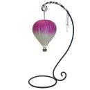 Hei&szlig;luftballon Kinderurne Traumreise Magenta/Gold