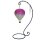 Hei&szlig;luftballon Kinderurne Traumreise Magenta/Gold