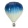 Hei&szlig;luftballon Kinderurne Traumreise Blau/Silber