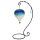Hei&szlig;luftballon Kinderurne Traumreise Blau/Silber