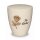 Urne Genesis Cremewei&szlig; mit Applikation Rose und...