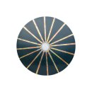 Urne Genesis Gr&uuml;n mit Design Sonnenstrahlen