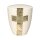 Urne Genesis Cremewei&szlig; mit Design Kreuz