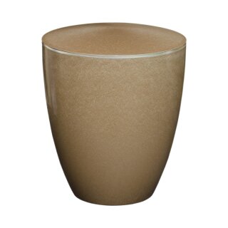 Urne Genesis Kastanie mit Dekorring Silber 3mm
