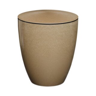 Urne Genesis Kastanie mit Dekorring Schwarz 3mm