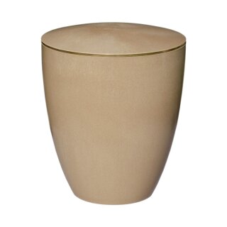 Urne Genesis Haselnuss mit Dekorring Gold 3mm
