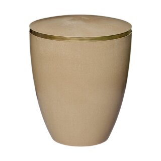 Urne Genesis Haselnuss mit Dekorring Gold 9mm