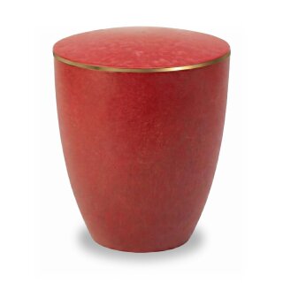 Urne Genesis Purpurrot mit Dekorring Gold 3mm