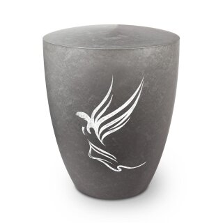 Urne Genesis Gravur Engel Silber Standard