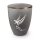Urne Genesis Gravur Engel Silber mit Dekorring Gold 9mm