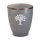 Urne Genesis Gravur Lebensbaum Silber mit Dekorring Gold 9mm