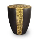 Urne Genesis "Sonnenmarmor" Schwarz / Gelb