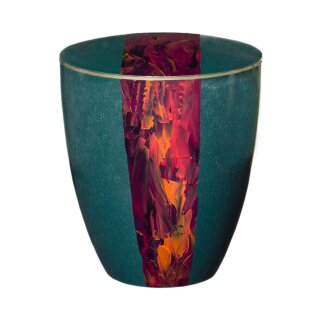 Urne Genesis Gr&uuml;n Harmonie Violet-Rubin-Gold